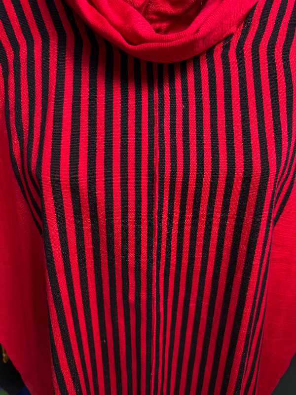 Striped Huipil with Collar