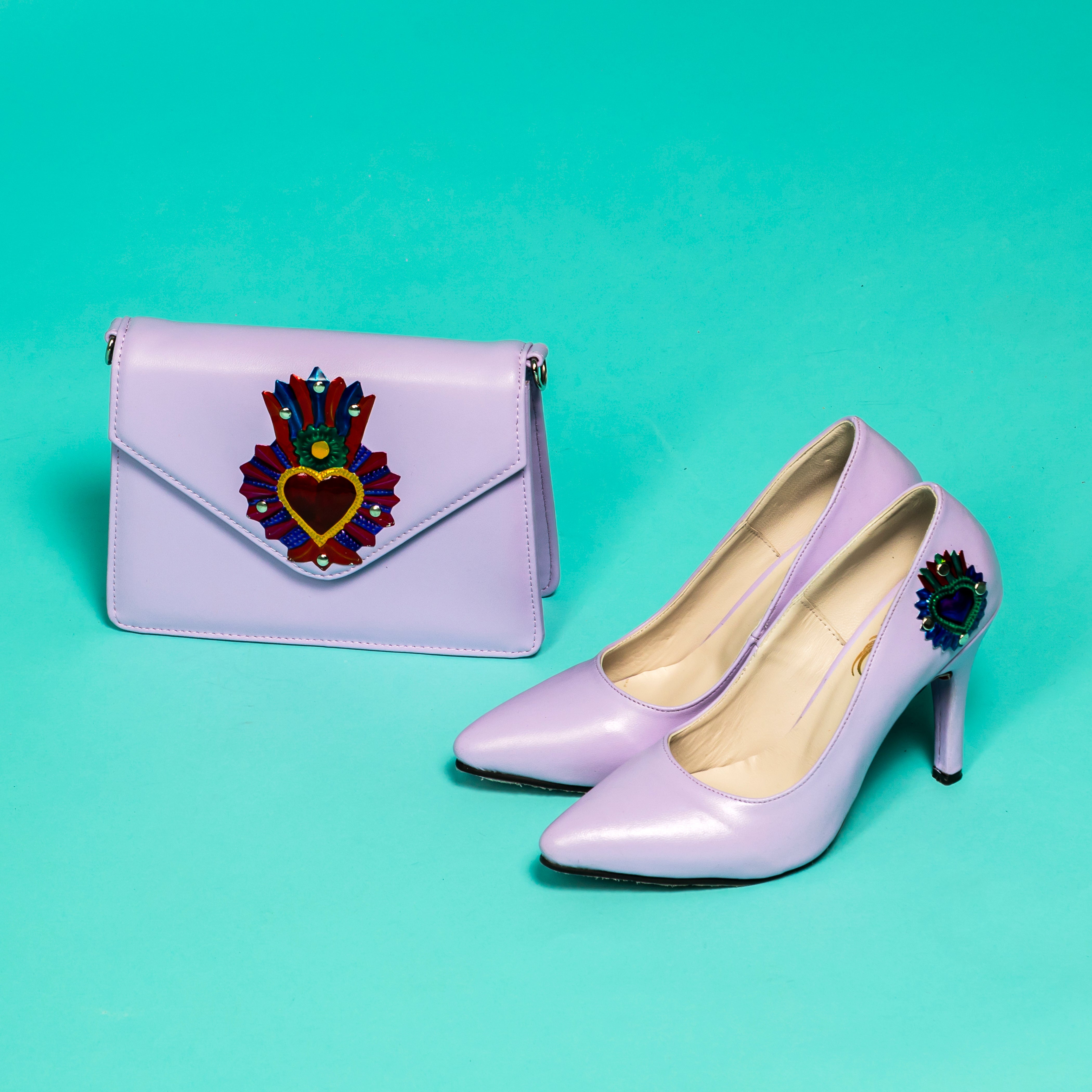 Nopal Leather Heels