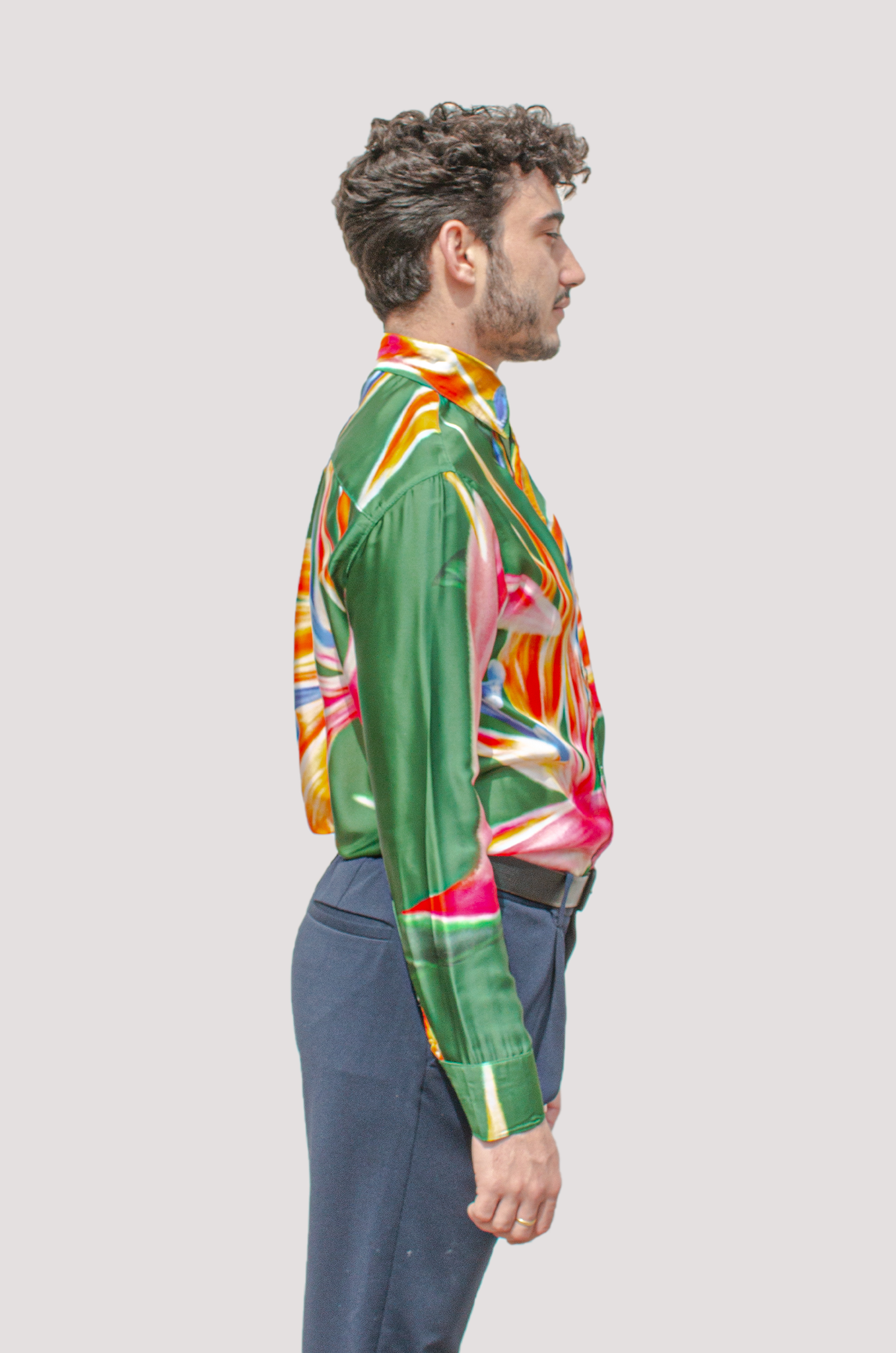 Ave del Paraiso Silk Shirt