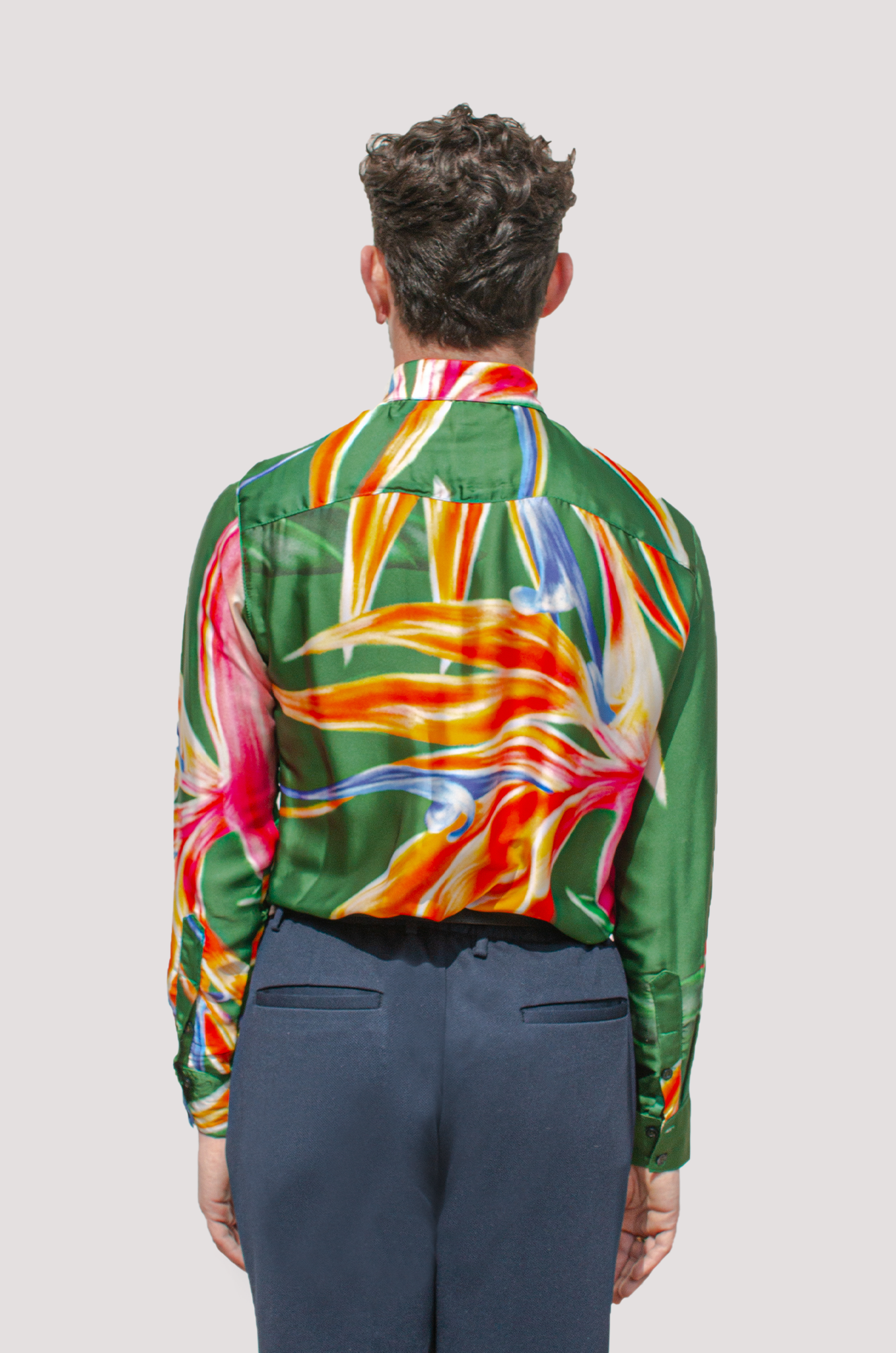 Ave del Paraiso Silk Shirt