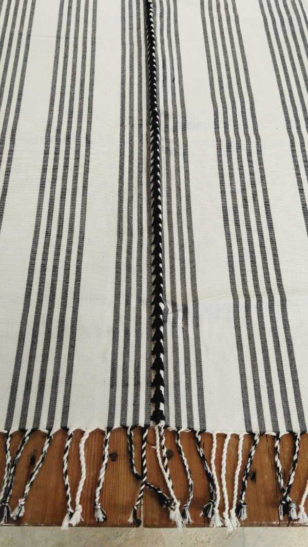 Handwoven Cotton Loom Poncho