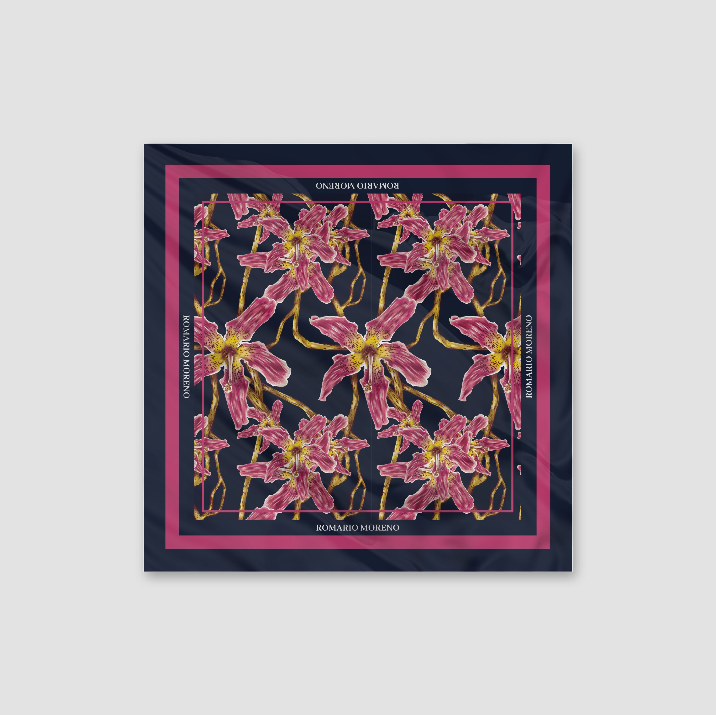 Bambacea Silk Scarf M