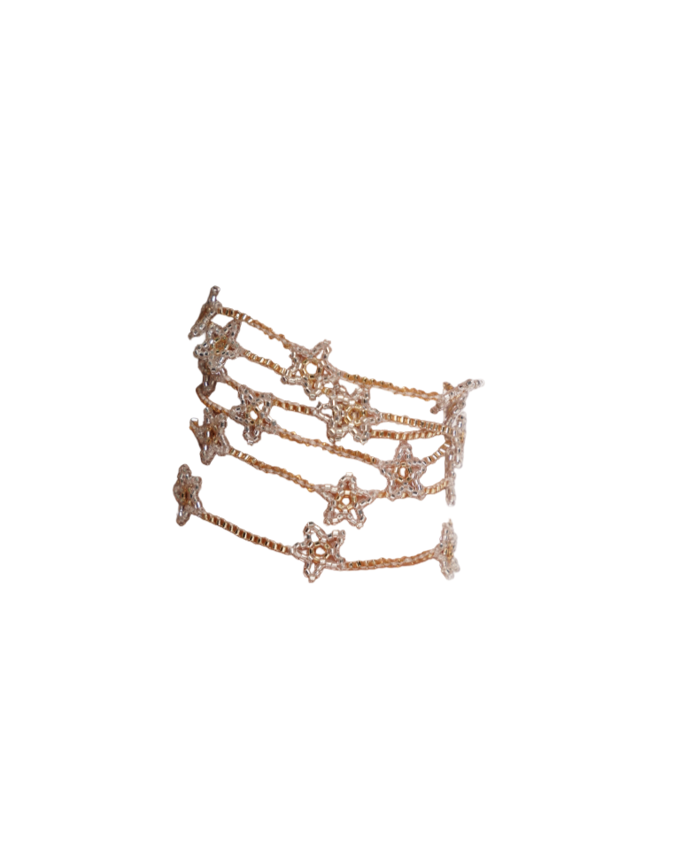 Multi Star Necklace-Bracelet