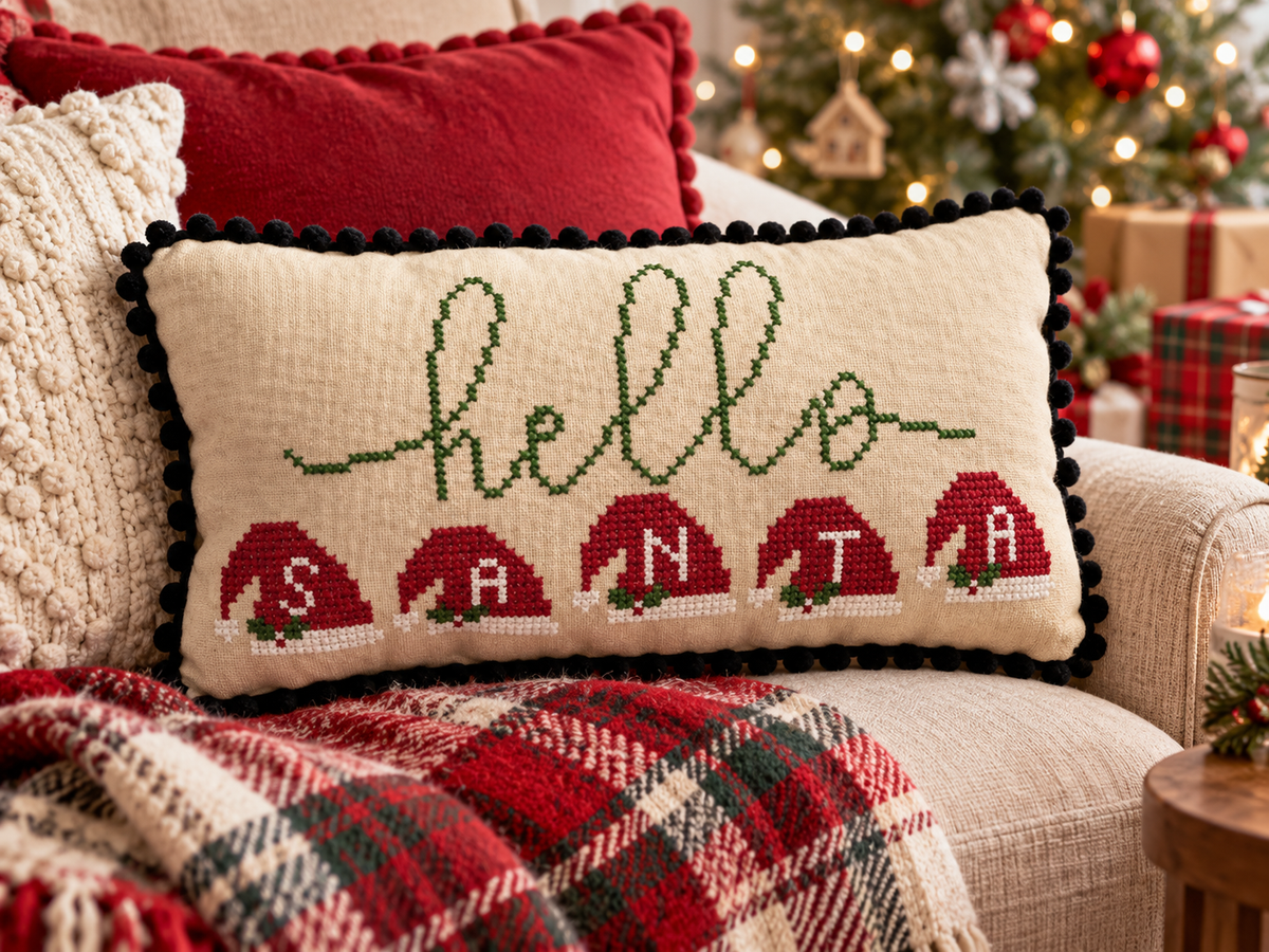 Hello Santa Cushion