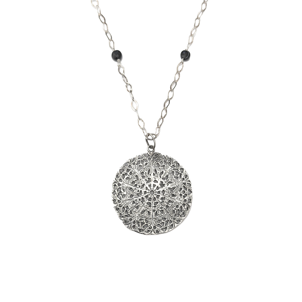 Mandala Silver Pendant