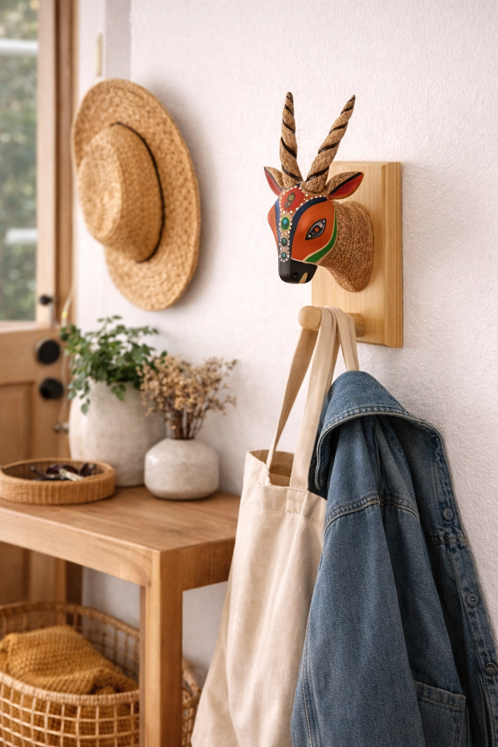 Goat Coat Rack