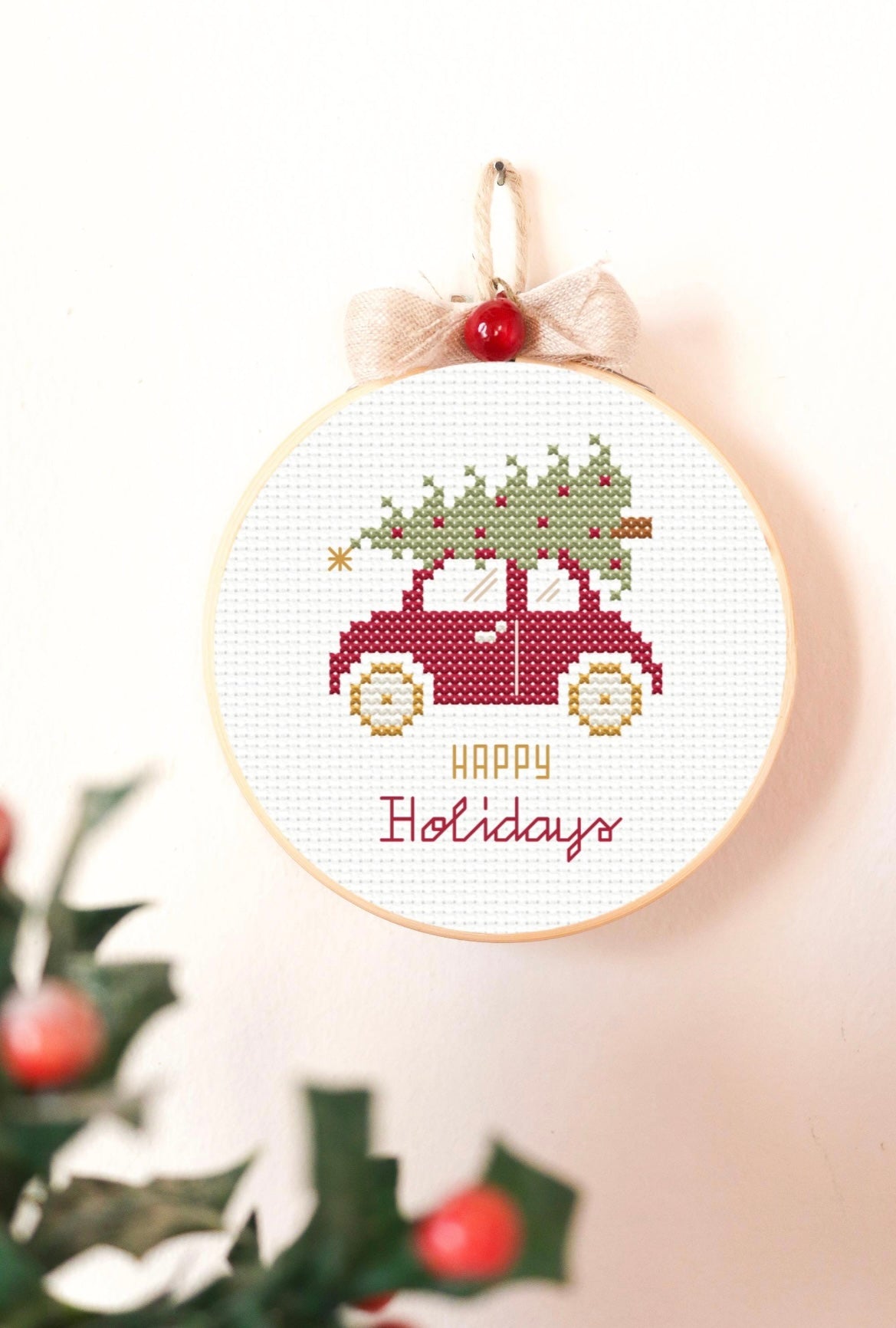 Happy Holidays Christmas Decor
