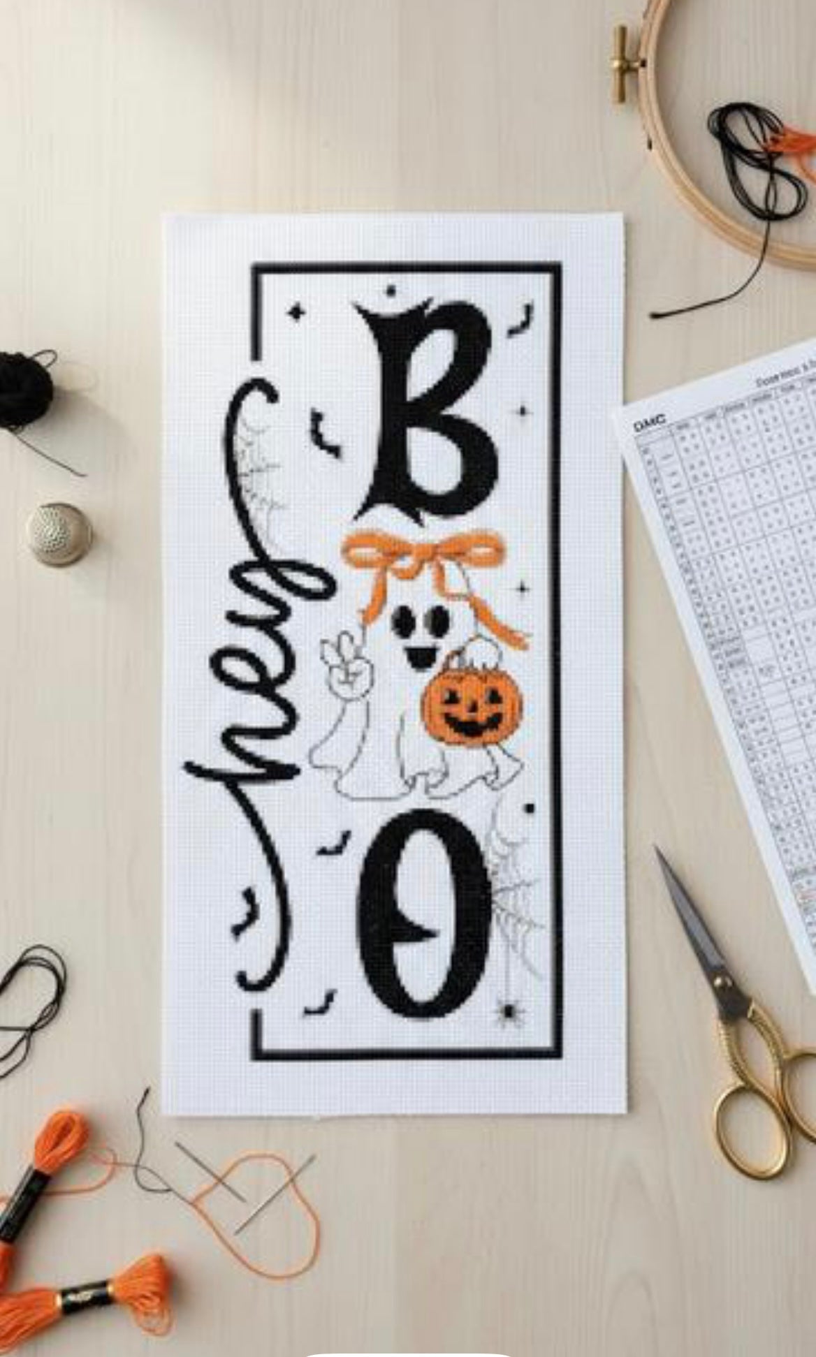 Hey Boo Gingham Art