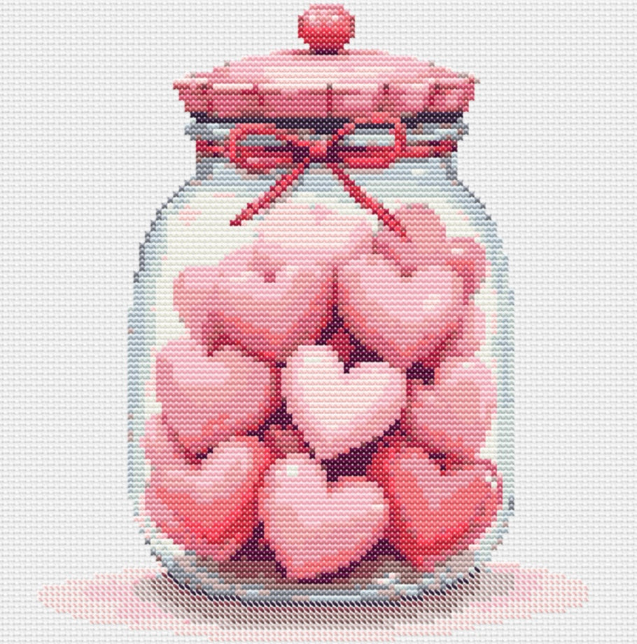 Love Jar Embroidery