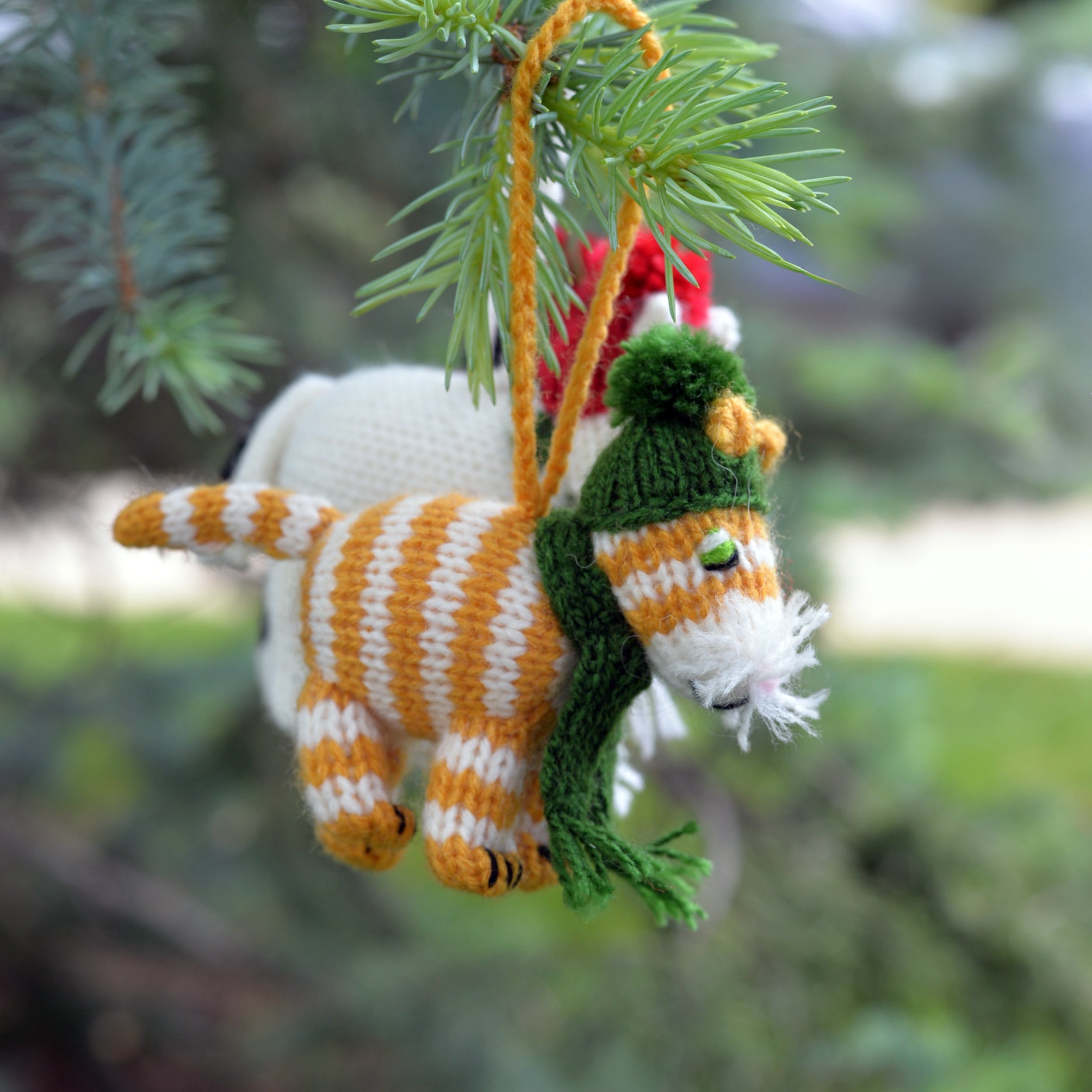 Cat Ornaments, set of 6