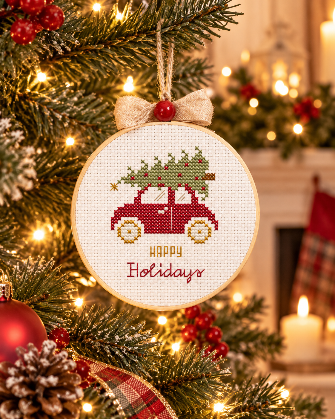 Happy Holidays Christmas Decor