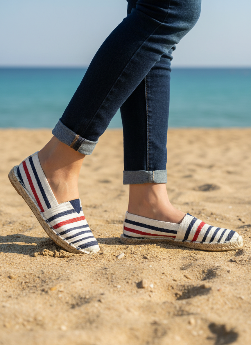 Warmi 02 Hand Made Espadrille Jute Sole Moccasin Women
