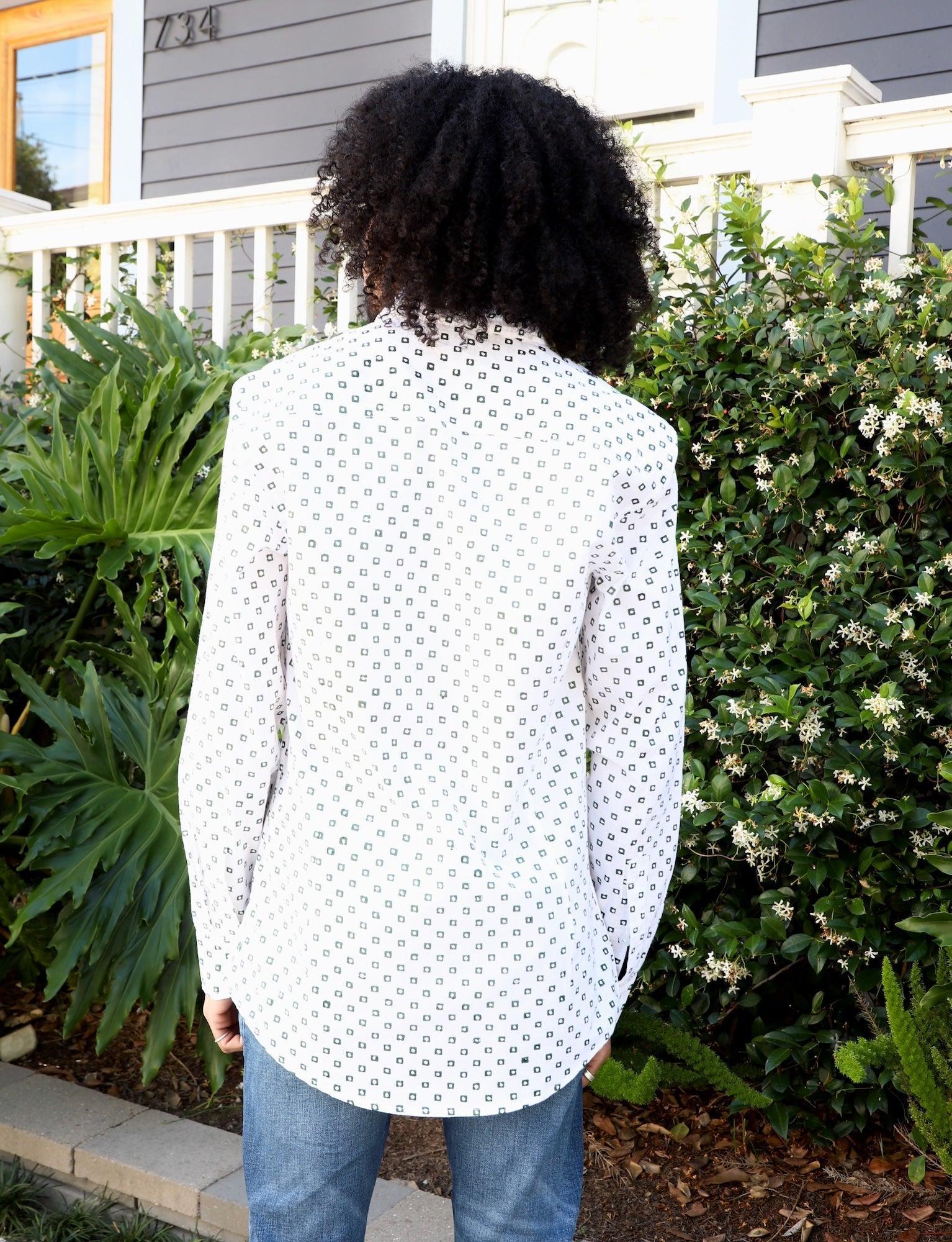 Harit Organic Cotton Men's Button Down Shirt - Passion Lilie