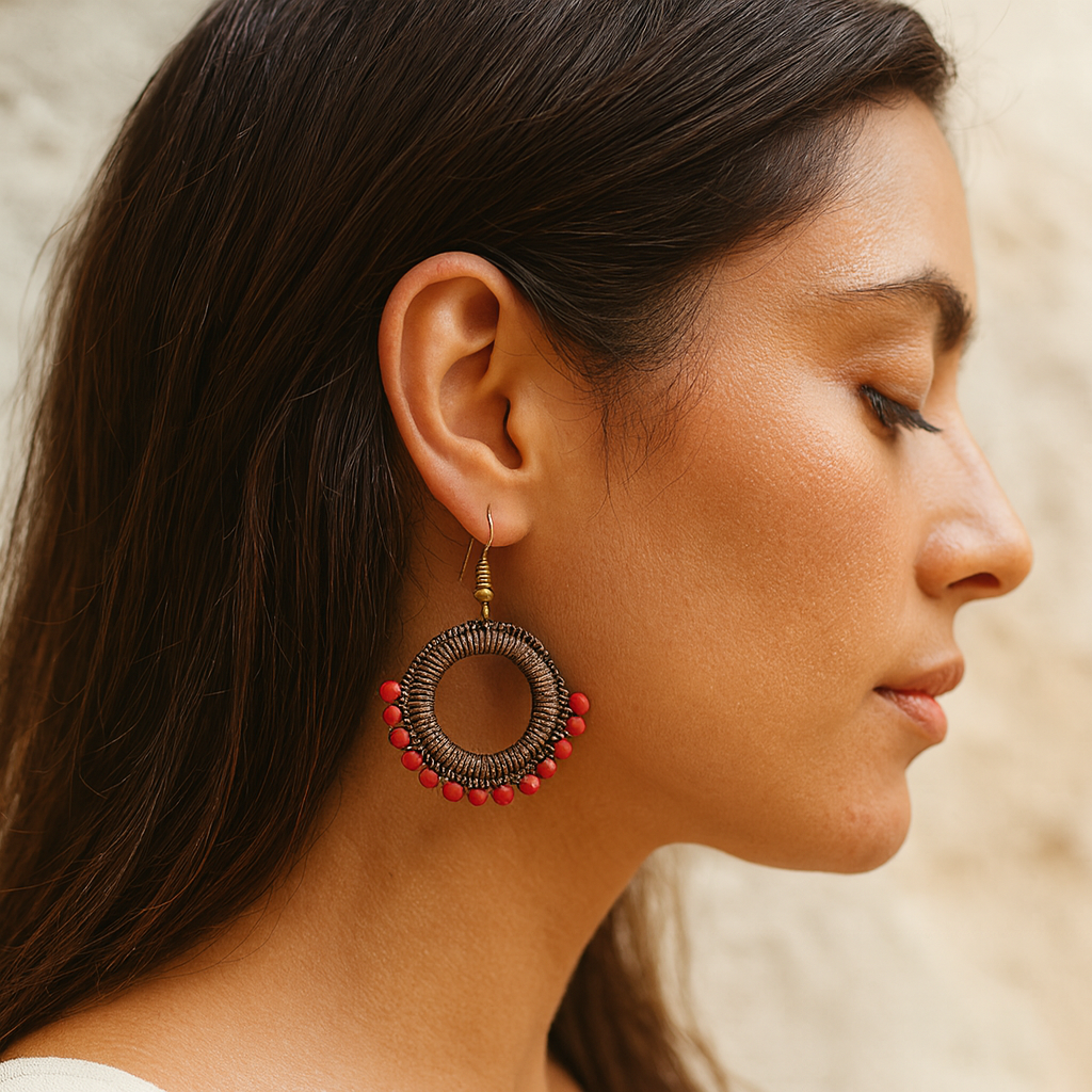 Luz Bronze Earrings