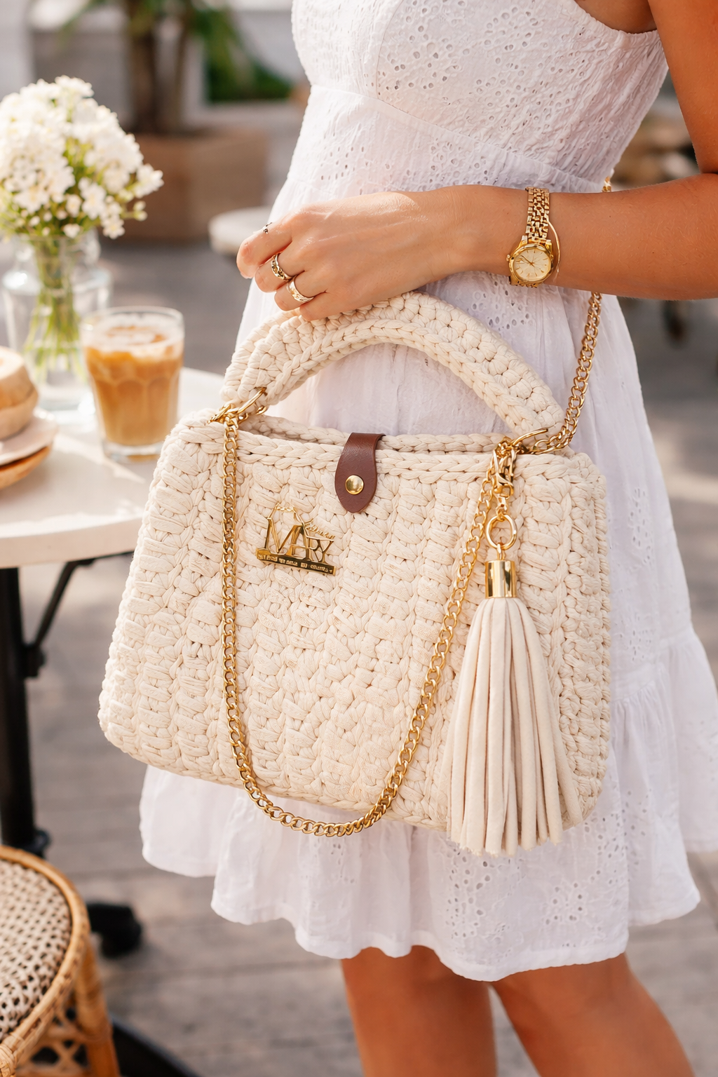 Cream Bag