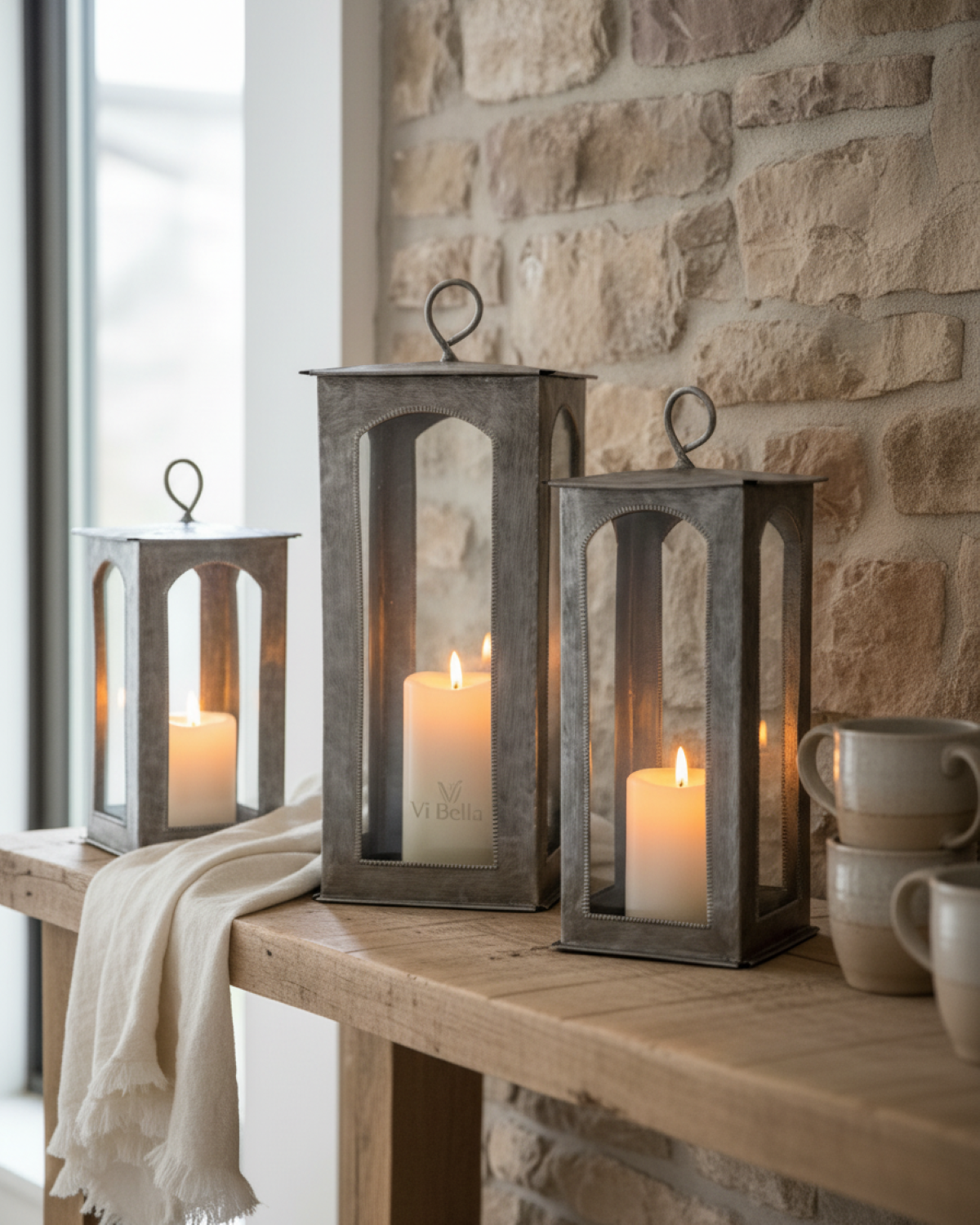 Metal Lantern Set of 3