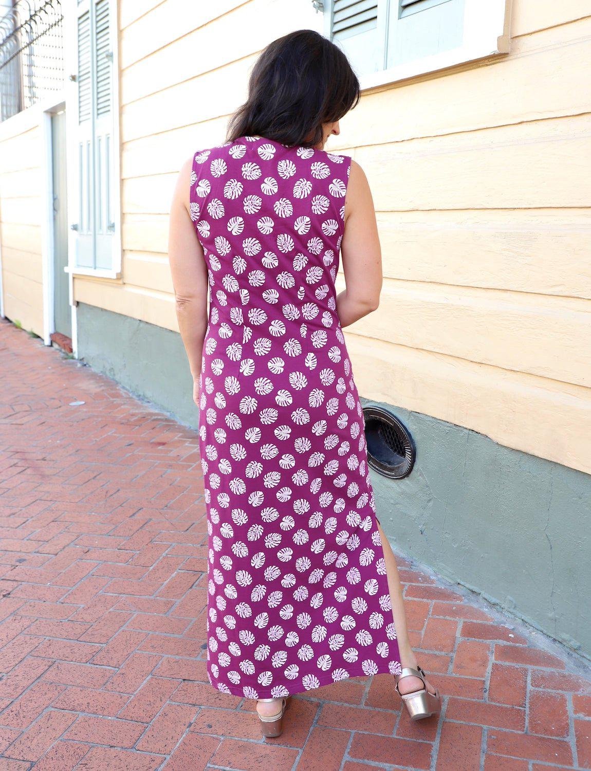 Plumeria Organic Dress - Passion Lilie