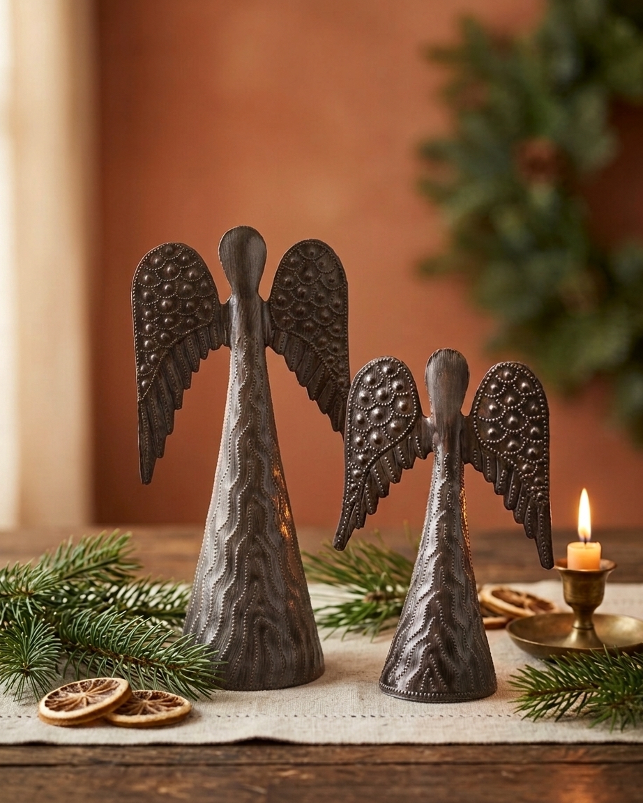 Boxed Metal Angel Set