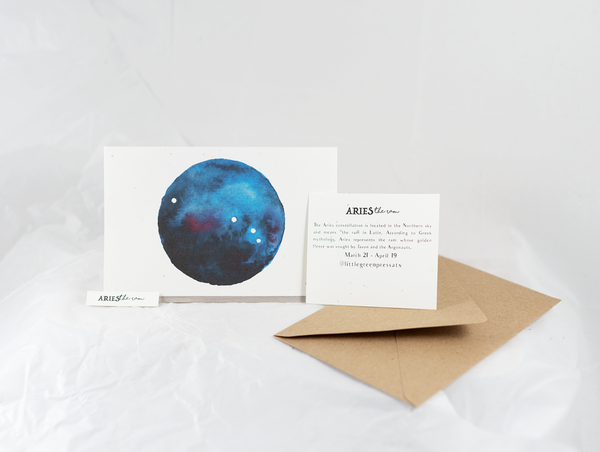 Aries Celestial Card