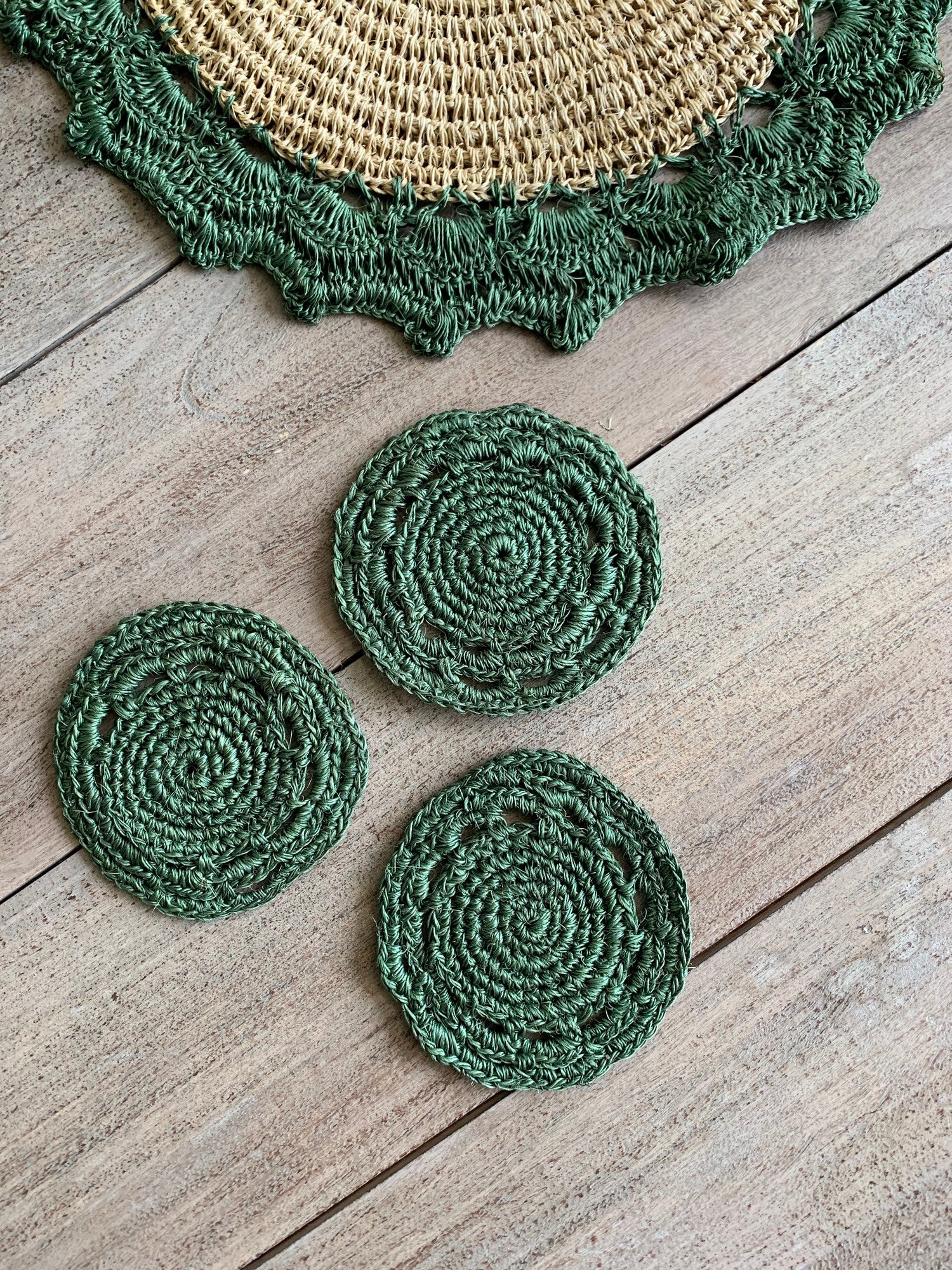 Crochet Coaster Set of 6