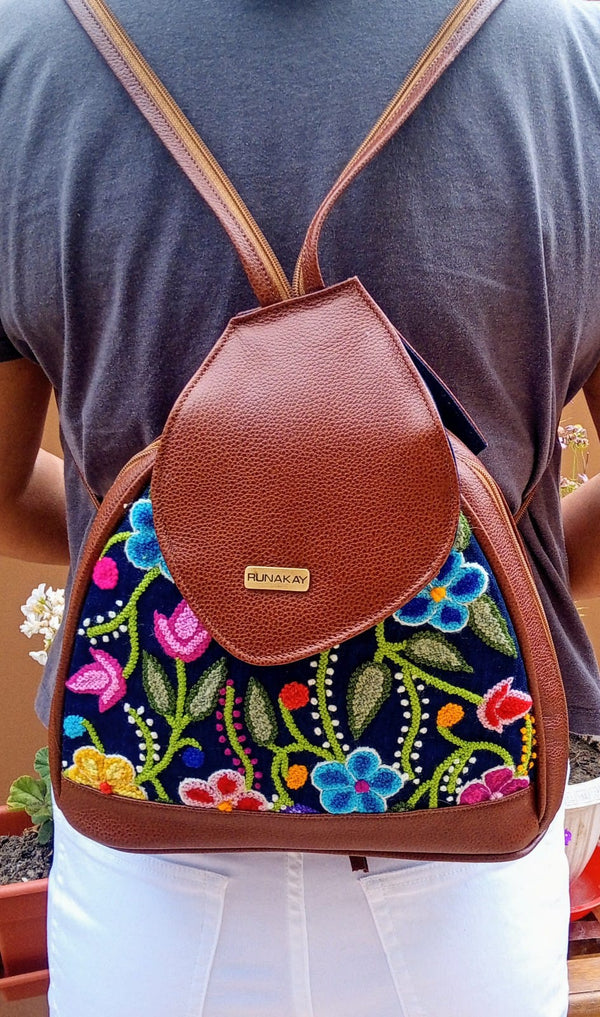Hand Embroidered Raymi Backpack