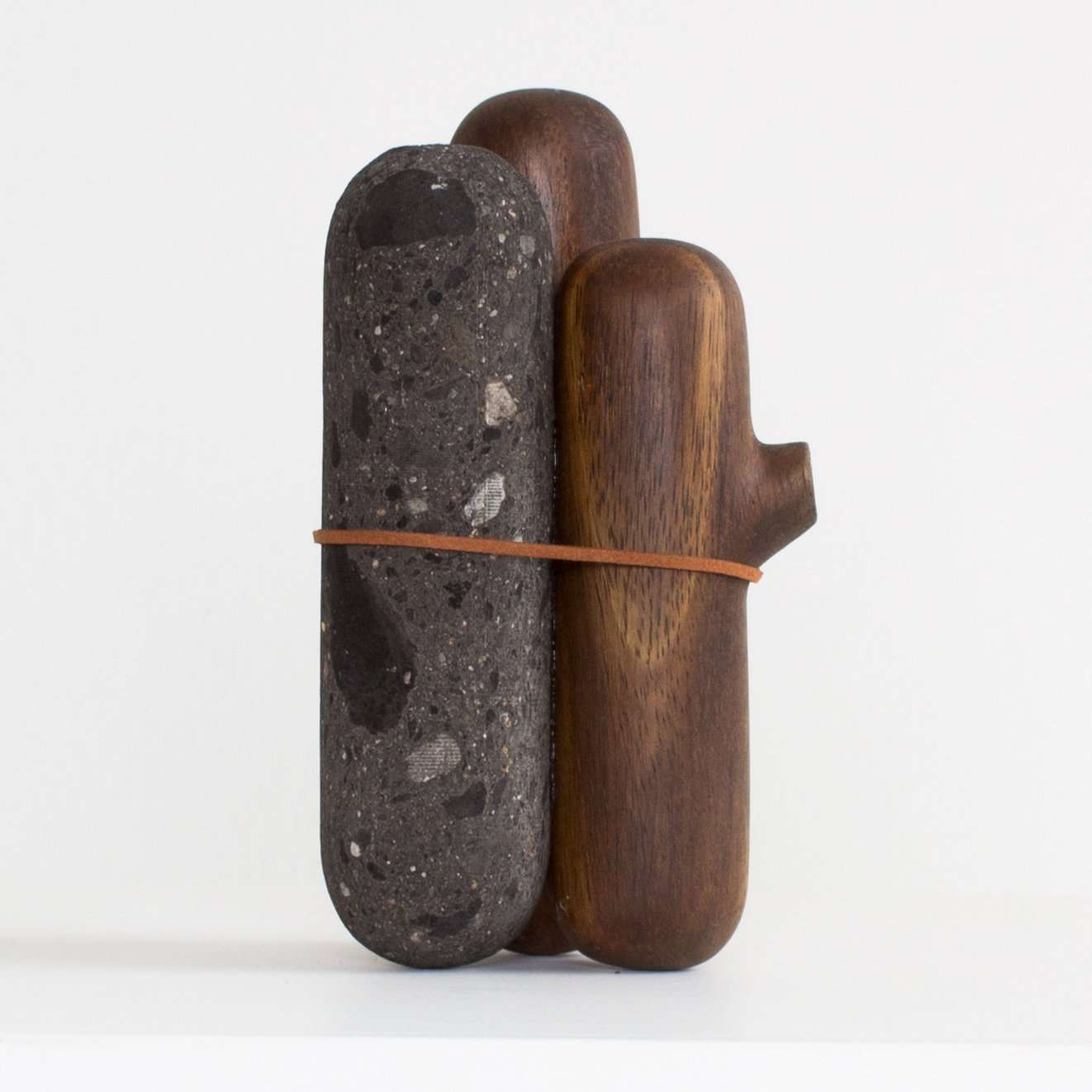 Wooden T Vase