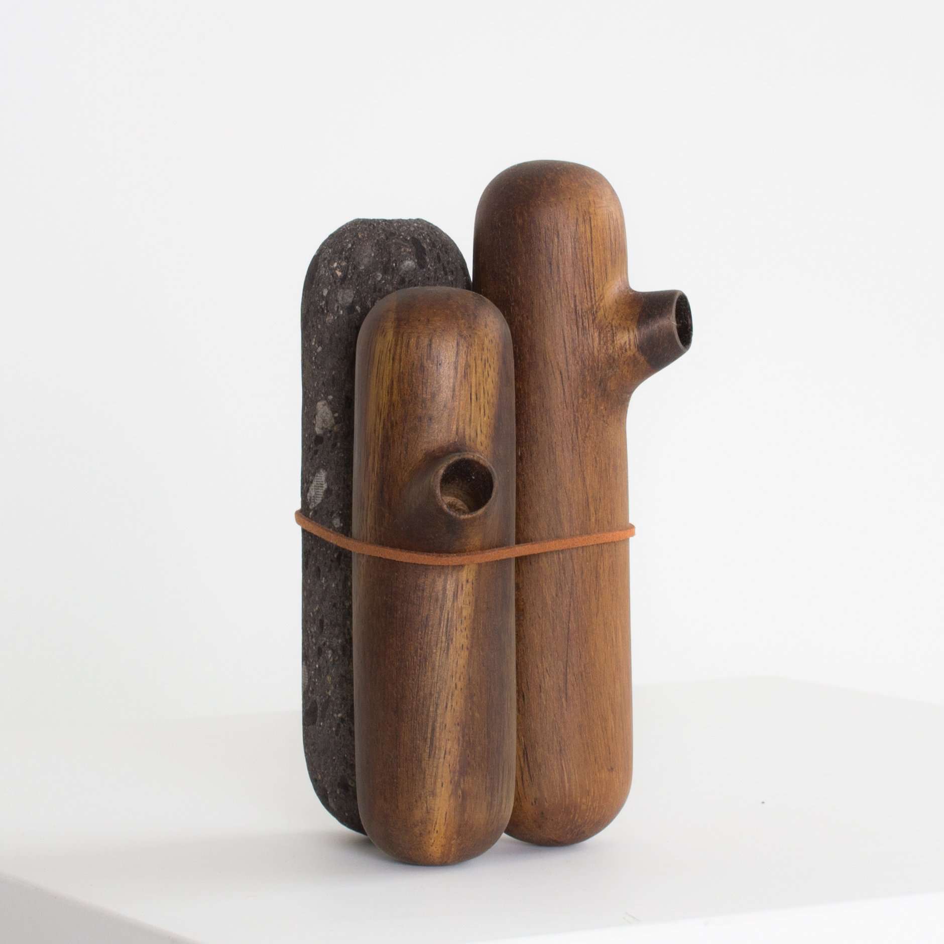Wooden T Vase