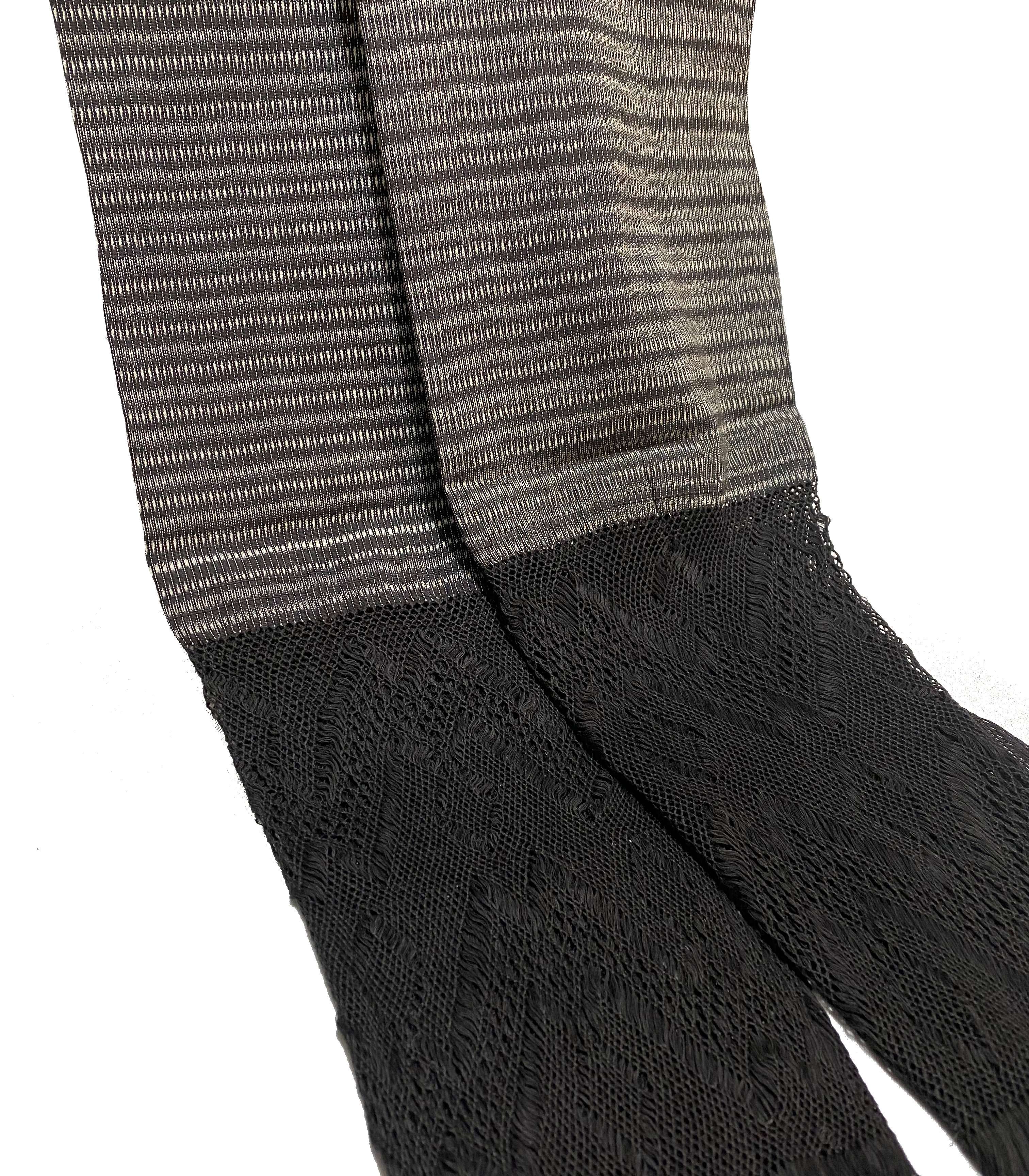 Traditional Tenancingo Rebozo Hand Woven In Loom in Egyptian Cotton Shawl - Black