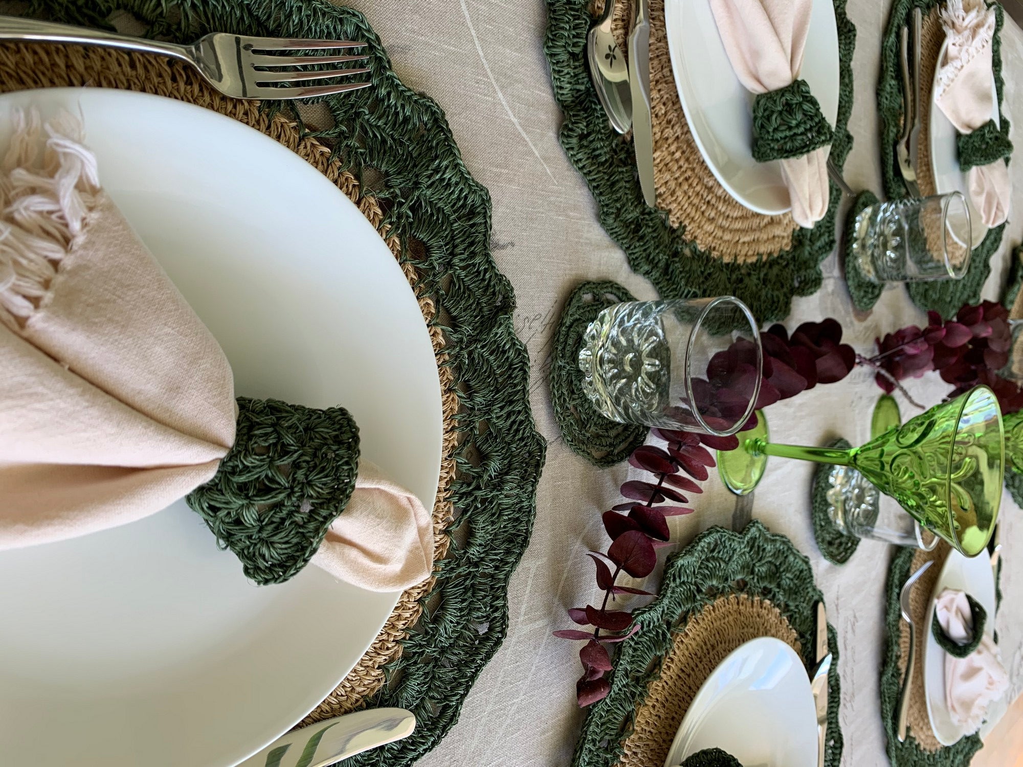 Olive Placemat Set of 6