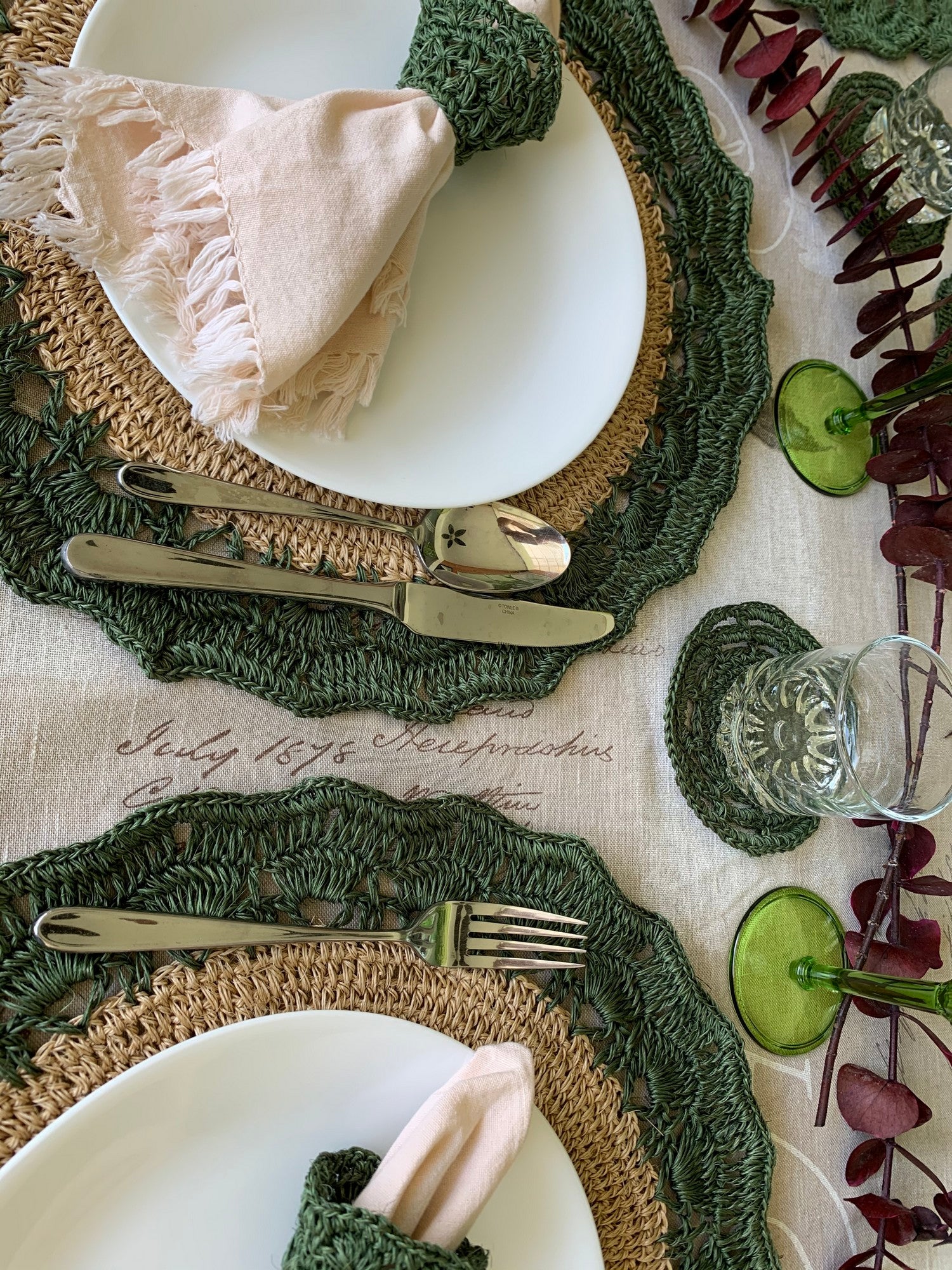 Olive Placemat Set of 6