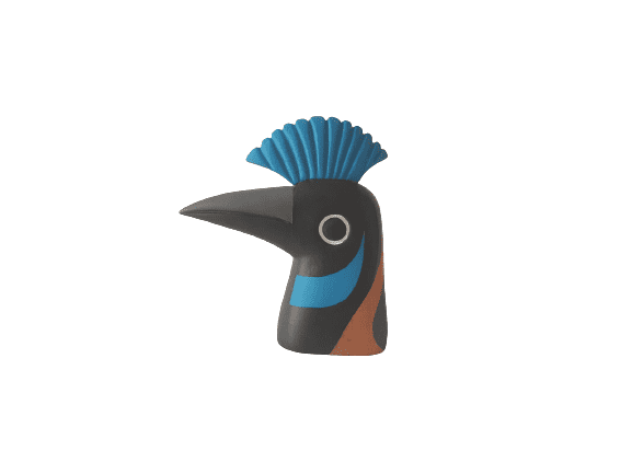 Blue Carriqui Mask
