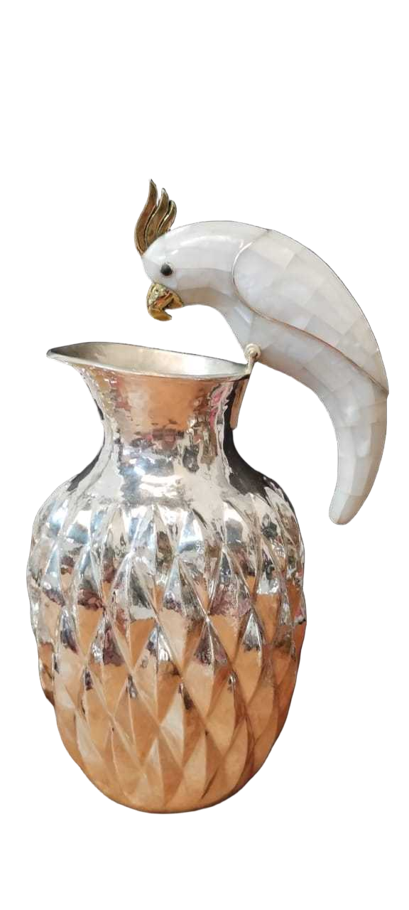 Large Cockatoo Pitcher