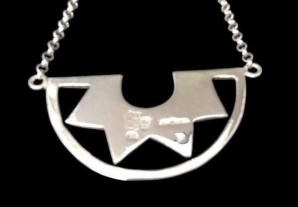 Half Circle Triangle Pendant