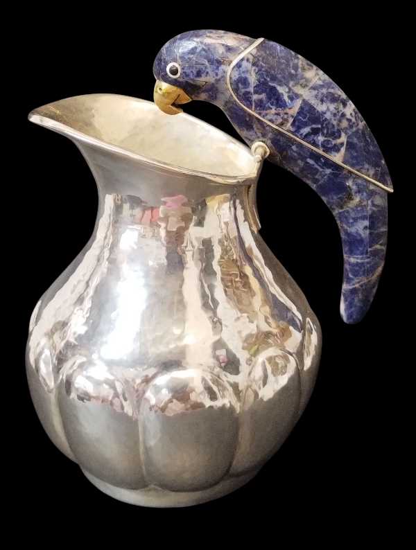 20 cm Gourd-Style Pitcher with Parrot