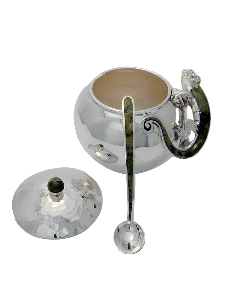 Sugar Bowl with Chameleon Accent