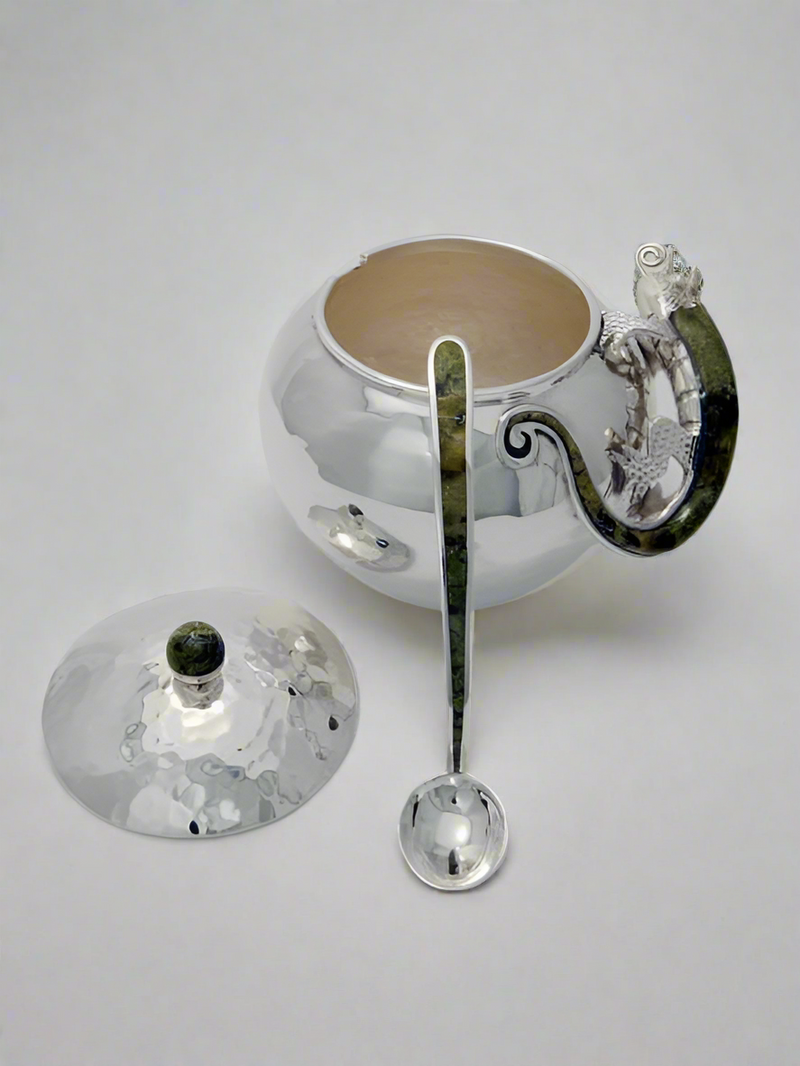 Sugar Bowl with Chameleon Accent