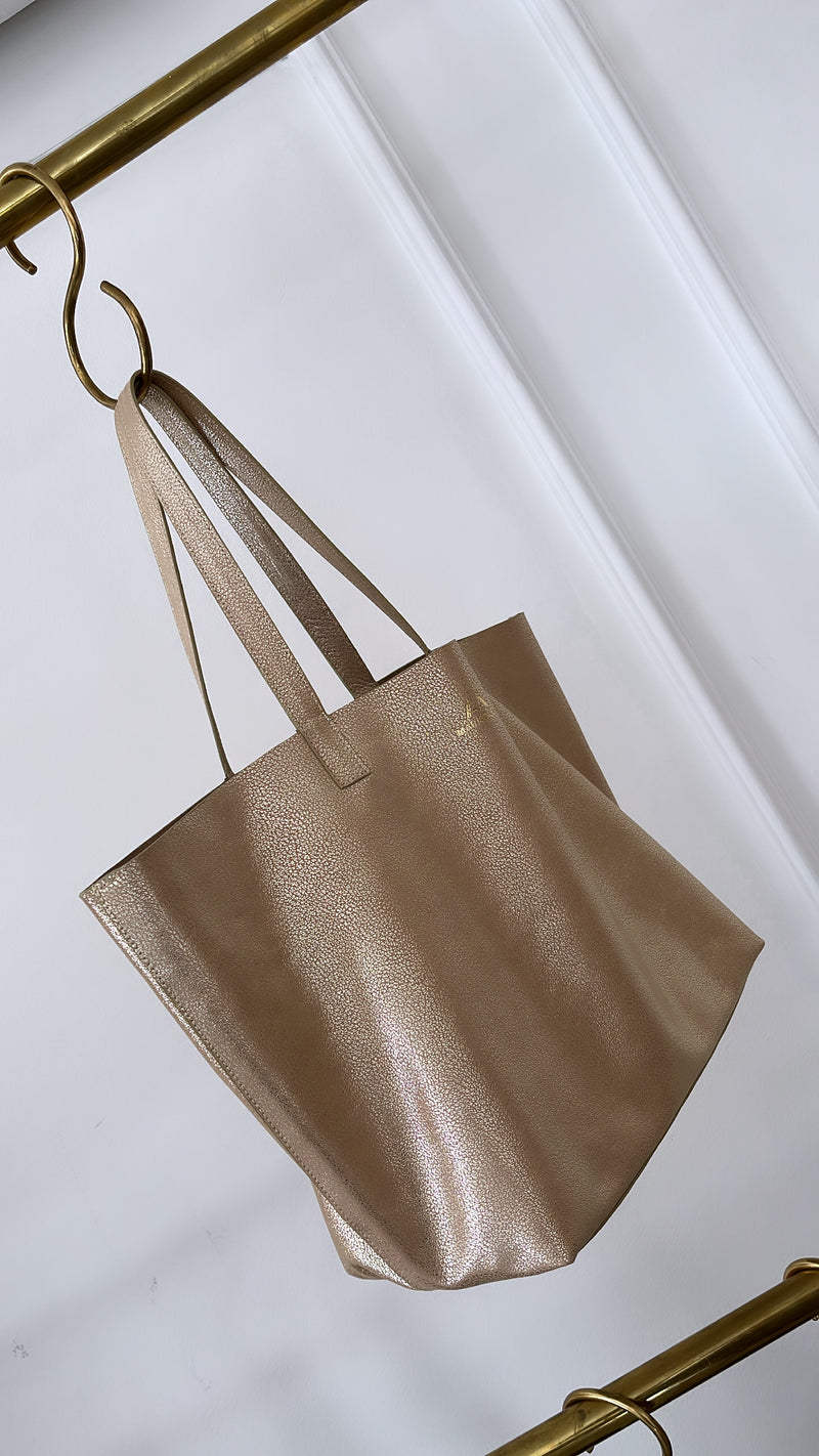 Gold Madona Shopping Bag