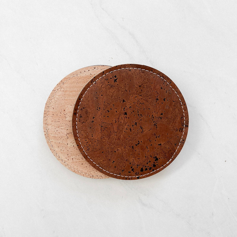 SET OF 4 CORK COASTERS