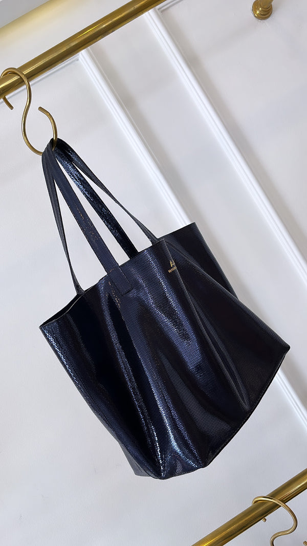 Midnight Blue Egola Shopping Bag