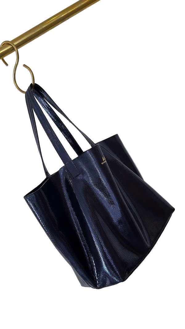 Midnight Blue Egola Shopping Bag