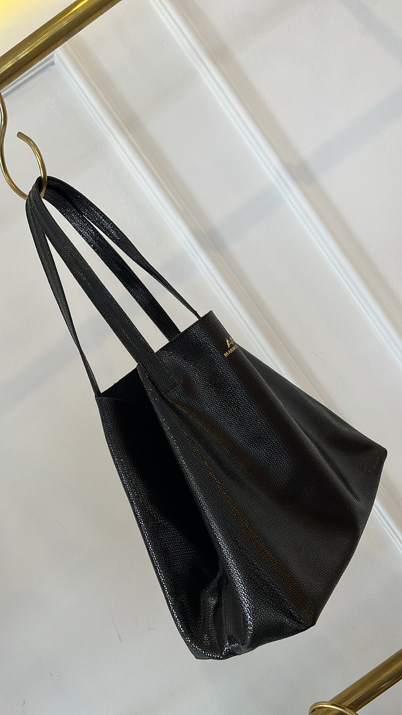 Black Egola Shopping Bag