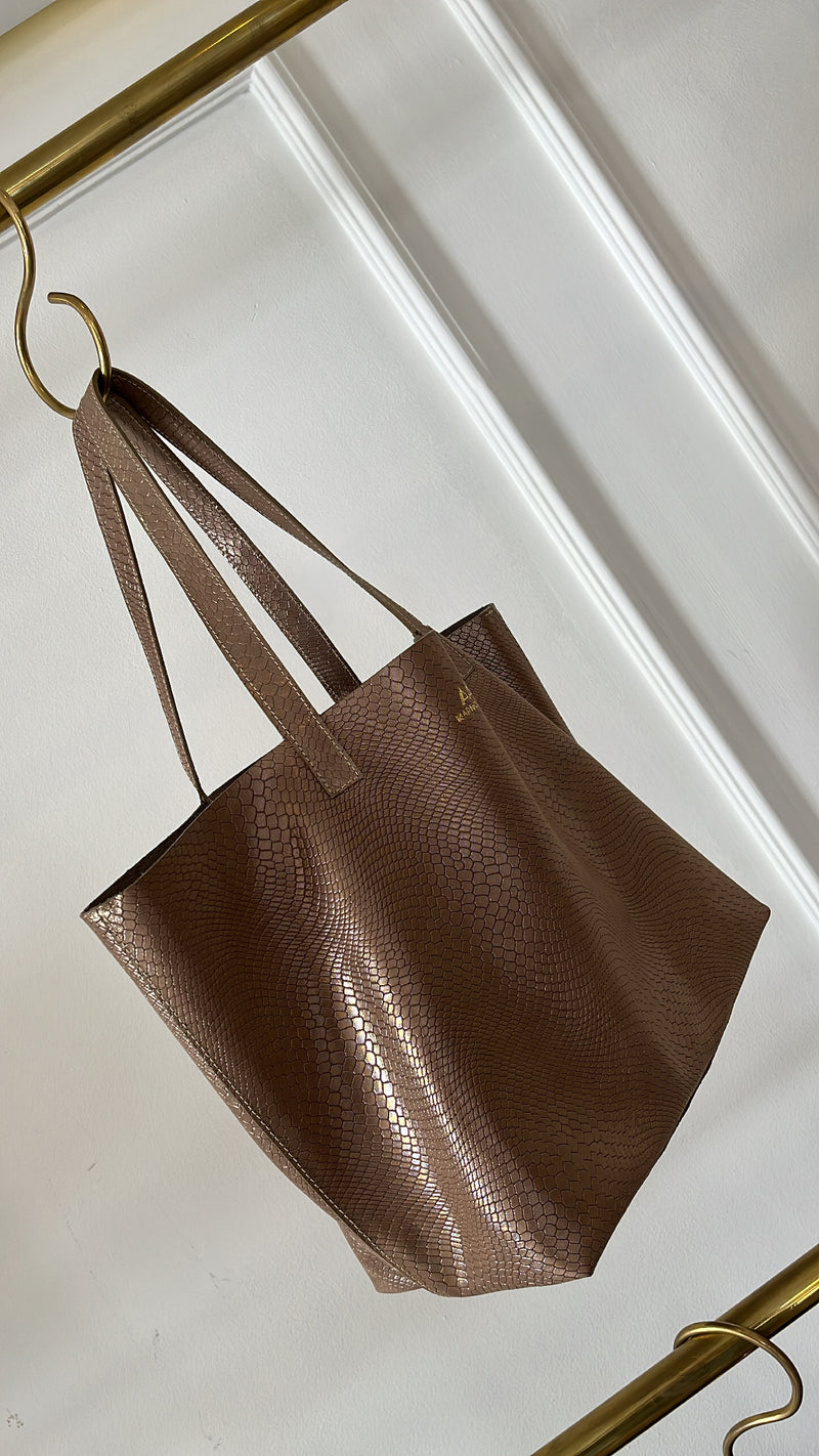 Satin Luna Shopping Bag