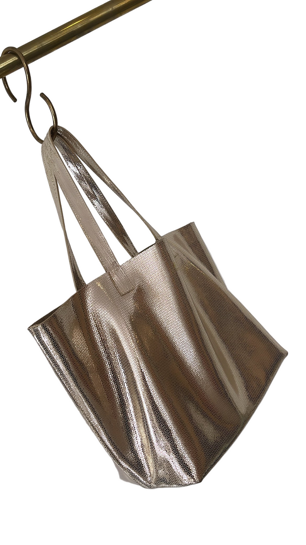 Egola Gold Shopping Bag