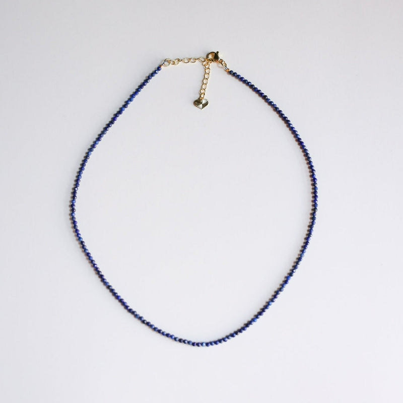 Crystal Necklace Blue Lapis