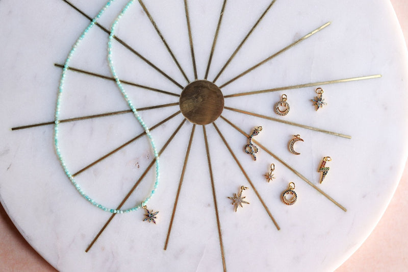 Crystal Necklace Turquoise