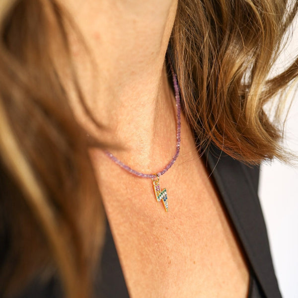 Crystal Necklace Amethyst