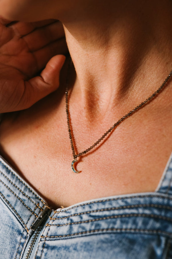 Crystal Necklace Smoky Quartz