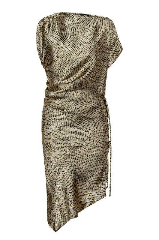 GILDED VENOM Bias Dress