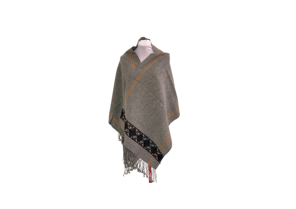 Grey Cotton Shawl