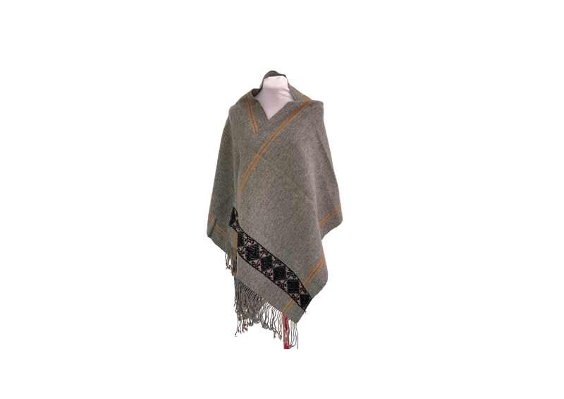 Grey Cotton Shawl